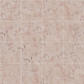 Textures   -   ARCHITECTURE   -   TILES INTERIOR   -   Marble tiles   -  Pink - Flavia pink floor marble tile texture seamless 14547