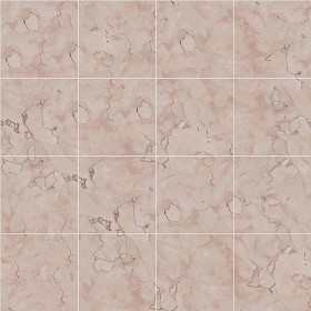 Textures   -   ARCHITECTURE   -   TILES INTERIOR   -   Marble tiles   -   Pink  - Flavia pink floor marble tile texture seamless 14547 (seamless)