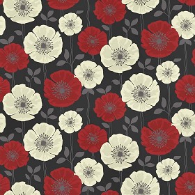 Textures   -   MATERIALS   -   WALLPAPER   -   Floral  - Floral wallpaper texture seamless 11028 (seamless)