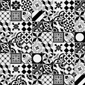 Textures   -   ARCHITECTURE   -   TILES INTERIOR   -   Ornate tiles   -   Patchwork  - Patchwork tile texture seamless 16818 (seamless)