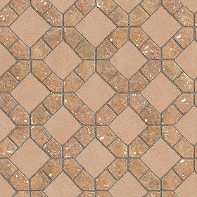 Textures   -   ARCHITECTURE   -   PAVING OUTDOOR   -   Terracotta   -   Blocks mixed  - Paving cotto mixed size texture seamless 06614 (seamless)