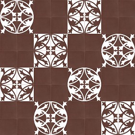 Textures   -   ARCHITECTURE   -   TILES INTERIOR   -   Cement - Encaustic   -  Encaustic - Traditional encaustic cement ornate tile texture seamless 13482
