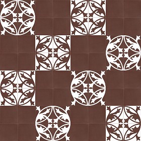 Textures   -   ARCHITECTURE   -   TILES INTERIOR   -   Cement - Encaustic   -   Encaustic  - Traditional encaustic cement ornate tile texture seamless 13482 (seamless)