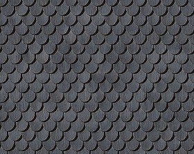 Textures   -   ARCHITECTURE   -   ROOFINGS   -  Shingles wood - Wood shingle roof texture seamless 03825