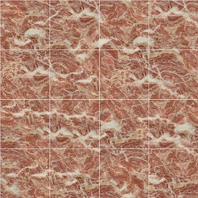 Textures   -   ARCHITECTURE   -   TILES INTERIOR   -   Marble tiles   -  Red - Cresta red marble floor tile texture seamless 14631