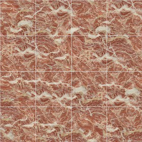 Textures   -   ARCHITECTURE   -   TILES INTERIOR   -   Marble tiles   -   Red  - Cresta red marble floor tile texture seamless 14631 (seamless)