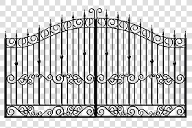 Textures   -   ARCHITECTURE   -   BUILDINGS   -  Gates - Cut out metal entrance gate texture 18614