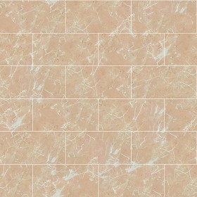 Textures   -   ARCHITECTURE   -   TILES INTERIOR   -   Marble tiles   -   Pink  - Pink coral floor marble tile texture seamless 14548 (seamless)