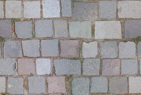 Textures   -   ARCHITECTURE   -   ROADS   -   Paving streets   -  Cobblestone - Street paving cobblestone texture seamless 07381