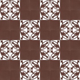 Textures   -   ARCHITECTURE   -   TILES INTERIOR   -   Cement - Encaustic   -   Encaustic  - Traditional encaustic cement ornate tile texture seamless 13483 (seamless)