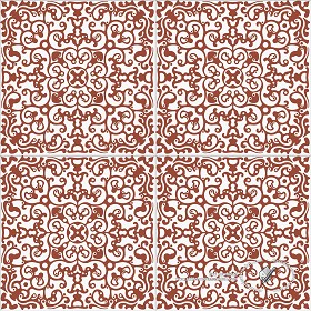Textures   -   ARCHITECTURE   -   TILES INTERIOR   -   Ornate tiles   -  Mixed patterns - Ceramic ornate tile texture seamless 20277