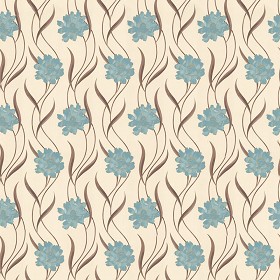 Textures   -   MATERIALS   -   WALLPAPER   -   Floral  - Floral wallpaper texture seamless 11030 (seamless)