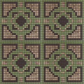 Textures   -   ARCHITECTURE   -   TILES INTERIOR   -   Mosaico   -   Classic format   -  Patterned - Mosaico patterned tiles texture seamless 15075