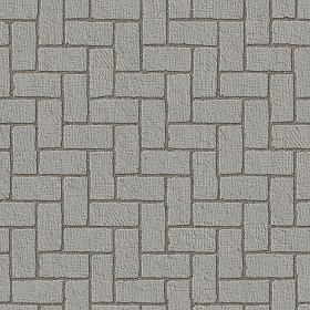Textures   -   ARCHITECTURE   -   PAVING OUTDOOR   -   Pavers stone   -   Herringbone  - Stone paving outdoor herringbone texture seamless 06557 (seamless)
