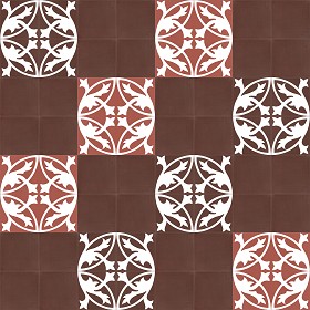 Textures   -   ARCHITECTURE   -   TILES INTERIOR   -   Cement - Encaustic   -  Encaustic - Traditional encaustic cement ornate tile texture seamless 13484