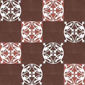 Textures   -   ARCHITECTURE   -   TILES INTERIOR   -   Cement - Encaustic   -   Encaustic  - Traditional encaustic cement ornate tile texture seamless 13484 (seamless)