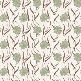 Textures   -   MATERIALS   -   WALLPAPER   -   Floral  - Floral wallpaper texture seamless 11031 (seamless)