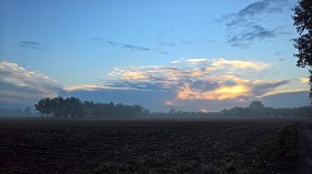 Textures   -   BACKGROUNDS &amp; LANDSCAPES   -  SUNRISES &amp; SUNSETS - Foggy morning in the countryside landscape 18404