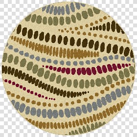Textures   -   MATERIALS   -   RUGS   -   Round rugs  - Patterned round rug texture 20002