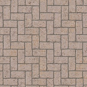 Textures   -   ARCHITECTURE   -   PAVING OUTDOOR   -   Pavers stone   -  Herringbone - Stone paving outdoor herringbone texture seamless 06558