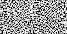 Textures   -   ARCHITECTURE   -   ROADS   -   Paving streets   -   Cobblestone  - Street paving cobblestone texture seamless 07383 - Displacement