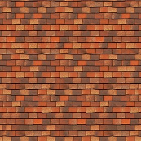 Textures   -   ARCHITECTURE   -   ROOFINGS   -  Flat roofs - France Tuile plate clay roof tiles texture seamless 03570