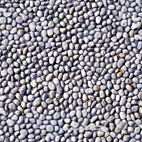 Textures   -   ARCHITECTURE   -   ROADS   -   Paving streets   -  Rounded cobble - Rounded cobblestone texture seamless 18790