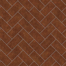 Textures   -   ARCHITECTURE   -   TILES INTERIOR   -  Terracotta tiles - Terracotta brown tiles texture seamless 16060