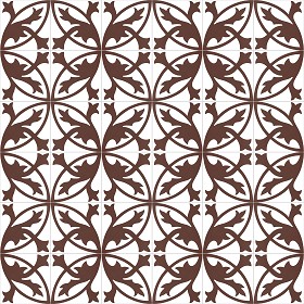 Textures   -   ARCHITECTURE   -   TILES INTERIOR   -   Cement - Encaustic   -  Encaustic - Traditional encaustic cement ornate tile texture seamless 13486