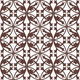 Textures   -   ARCHITECTURE   -   TILES INTERIOR   -   Cement - Encaustic   -   Encaustic  - Traditional encaustic cement ornate tile texture seamless 13486 (seamless)