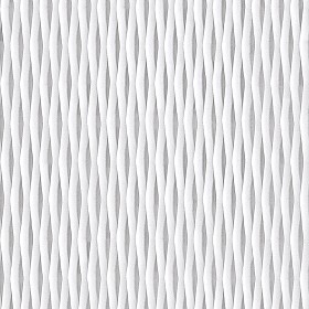 Textures   -   ARCHITECTURE   -   DECORATIVE PANELS   -   3D Wall panels   -  White panels - White interior 3D wall panel texture seamless 02979