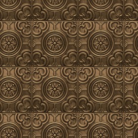 Textures   -   MATERIALS   -   METALS   -  Panels - Bronze metal panel texture seamless 10443