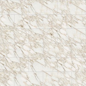 Textures   -   ARCHITECTURE   -   TILES INTERIOR   -   Marble tiles   -   White  - Calacatta gold white marble floor tile texture seamless 14854 (seamless)