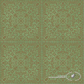 Textures   -   ARCHITECTURE   -   TILES INTERIOR   -   Ornate tiles   -  Mixed patterns - Ceramic ornate tile texture seamless 20280