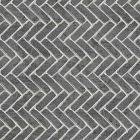 Textures   -   ARCHITECTURE   -   PAVING OUTDOOR   -   Concrete   -   Herringbone  - Concrete paving herringbone outdoor texture seamless 05842 (seamless)