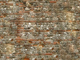 Textures   -   ARCHITECTURE   -   STONES WALLS   -  Damaged walls - Damaged wall stone texture seamless 08287