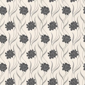Textures   -   MATERIALS   -   WALLPAPER   -  Floral - Floral wallpaper texture seamless 11033