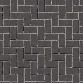 Textures   -   ARCHITECTURE   -   PAVING OUTDOOR   -   Pavers stone   -  Herringbone - Stone paving outdoor herringbone texture seamless 06560