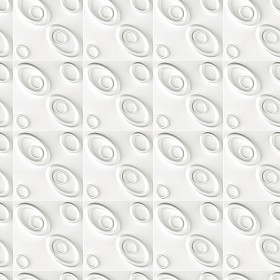 Textures   -   ARCHITECTURE   -   DECORATIVE PANELS   -   3D Wall panels   -  White panels - White interior 3D wall panel texture seamless 02980
