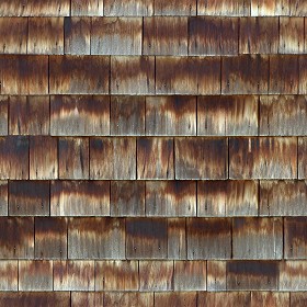Textures   -   ARCHITECTURE   -   ROOFINGS   -  Shingles wood - Wood shingle roof texture seamless 03830