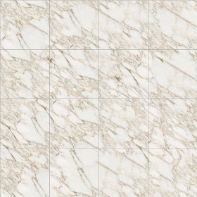 Textures   -   ARCHITECTURE   -   TILES INTERIOR   -   Marble tiles   -  White - Calacatta gold white marble floor tile texture seamless 14855