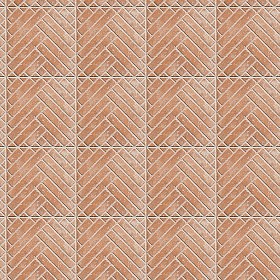 Textures   -   ARCHITECTURE   -   PAVING OUTDOOR   -   Terracotta   -  Herringbone - Cotto paving herringbone outdoor texture seamless 06779
