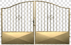 Textures   -   ARCHITECTURE   -   BUILDINGS   -  Gates - Cut out gold entrance gate texture 18619