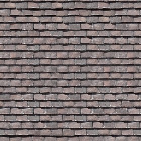 Textures   -   ARCHITECTURE   -   ROOFINGS   -  Flat roofs - England old flat clay roof tiles texture seamless 03572