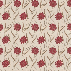 Textures   -   MATERIALS   -   WALLPAPER   -   Floral  - Floral wallpaper texture seamless 11034 (seamless)