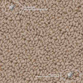 Textures   -   MATERIALS   -   CARPETING   -   Brown tones  - Light brown carpeting texture seamless 19477 (seamless)
