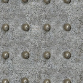 Textures   -   MATERIALS   -   METALS   -   Plates  - Riveted flat metal plate texture seamless 10626 (seamless)