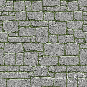 Textures   -   ARCHITECTURE   -   PAVING OUTDOOR   -   Parks Paving  - Stone park paving texture seamless 18808 (seamless)