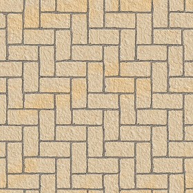Textures   -   ARCHITECTURE   -   PAVING OUTDOOR   -   Pavers stone   -   Herringbone  - Stone paving outdoor herringbone texture seamless 06561 (seamless)