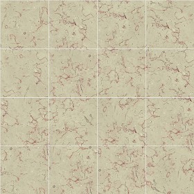 Textures   -   ARCHITECTURE   -   TILES INTERIOR   -   Marble tiles   -  Cream - Terrasanta marble tile texture seamless 14303